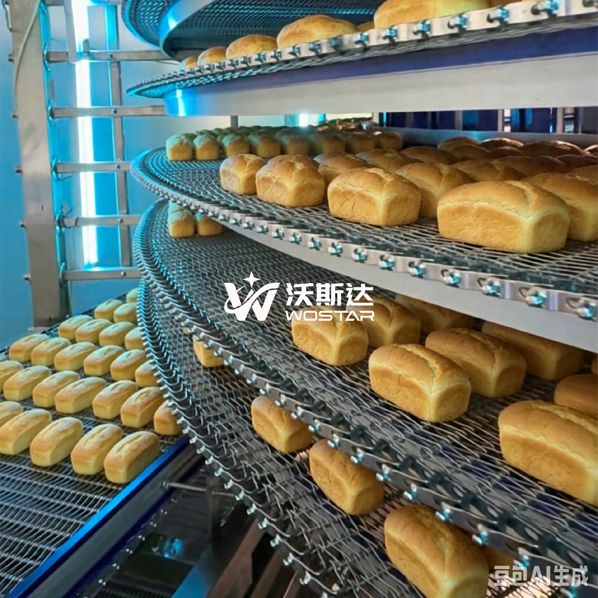山东夏津吐司生产选用螺旋冷却塔落地降本增效方案